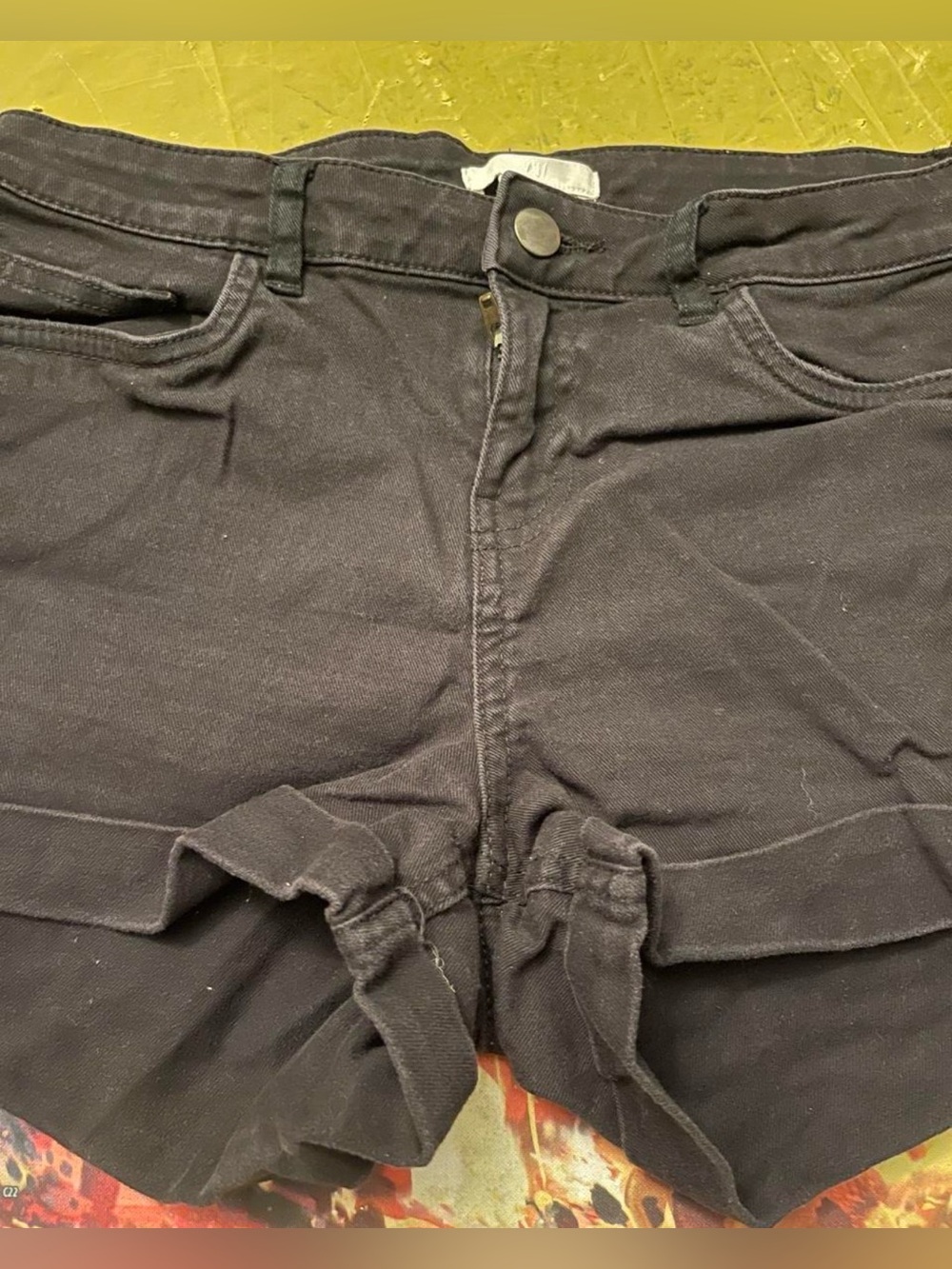 Black H&M shorts in a US 4